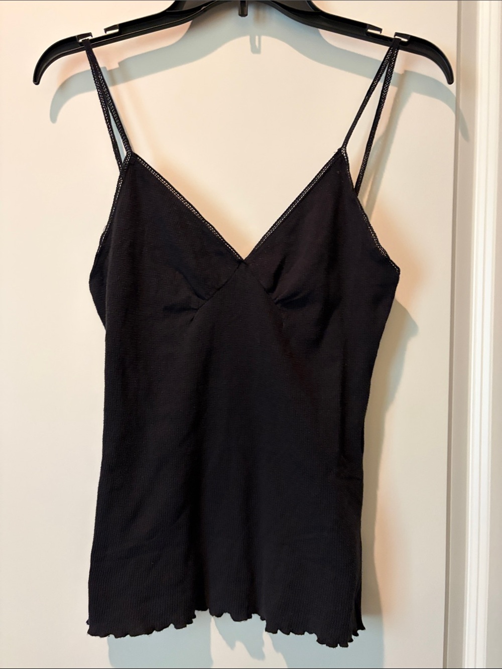 NWOT Free People Black V-Neck Tank Top